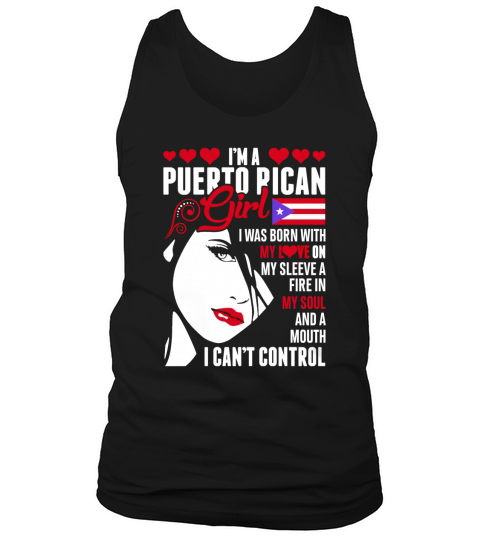 Im A Puerto Rican Girl T-Shirt Tank Top Unisex
