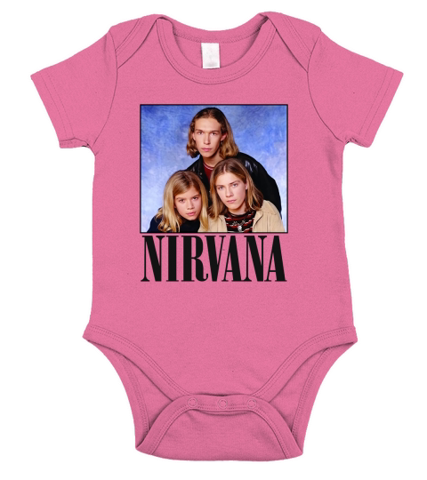 Nirvana Short Sleeve Baby One-Piece