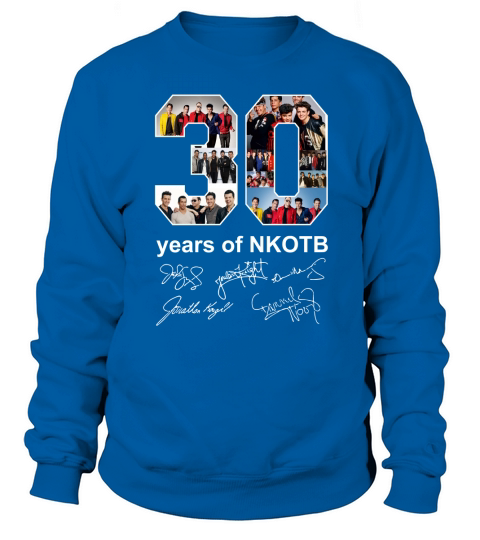 30 years of NKOTB New Kids On The Block signatures shirt Sweatshirt Unisex