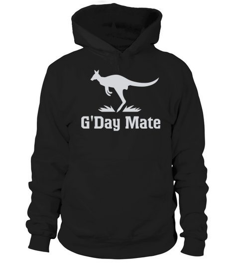 GDay Mate Funny Kangaroo Hoodie Unisex