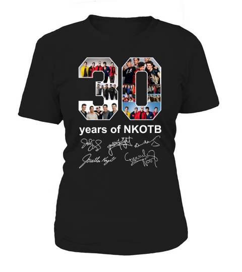 30 years of NKOTB New Kids On The Block signatures shirt Women's T-Shirt