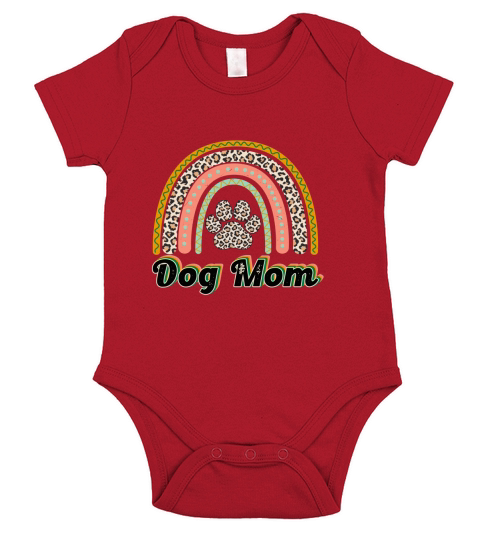 Dog mom(5) Short Sleeve Baby One-Piece