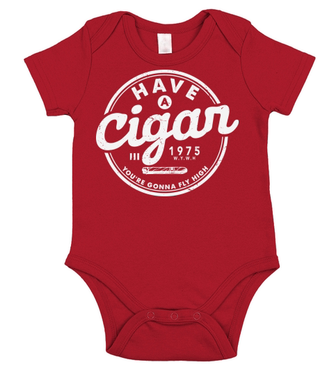 Have A Cigar Pink Floyd Cigar Lover Short Sleeve Baby One-Piece