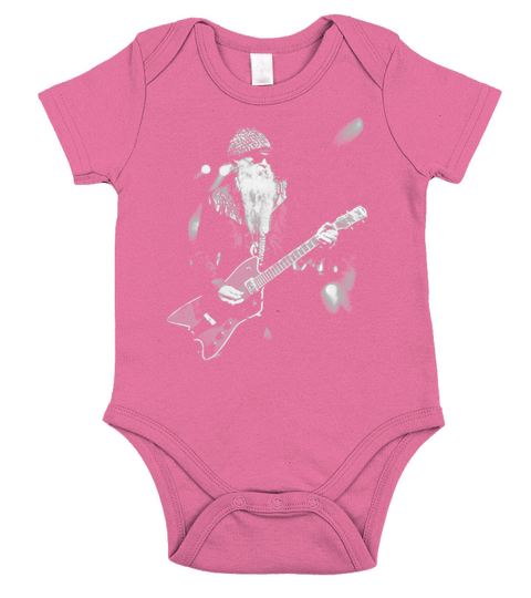 Billy Gibbons Fan Short Sleeve Baby One-Piece