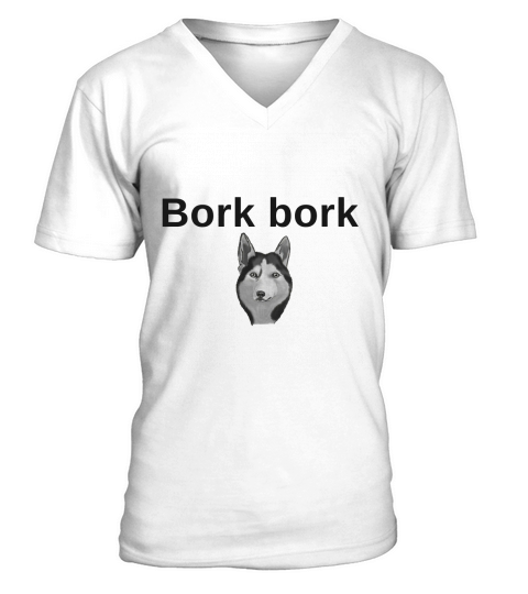 Bork Bork V-Neck T-shirt