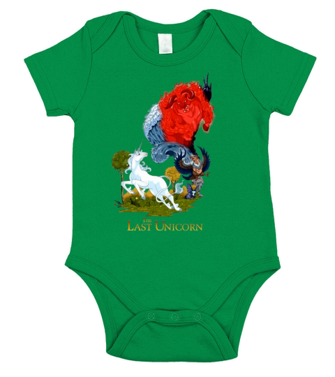 The Last Unicorn 1982 Short Sleeve Baby One-Piece