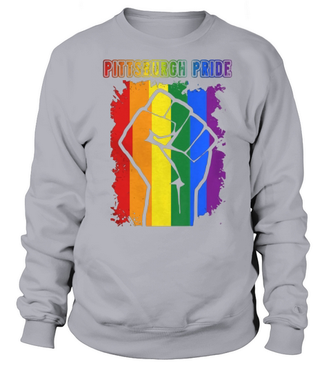 Pittsburgh Pride LGBT RAINBOW FLAG Sweatshirt Unisex