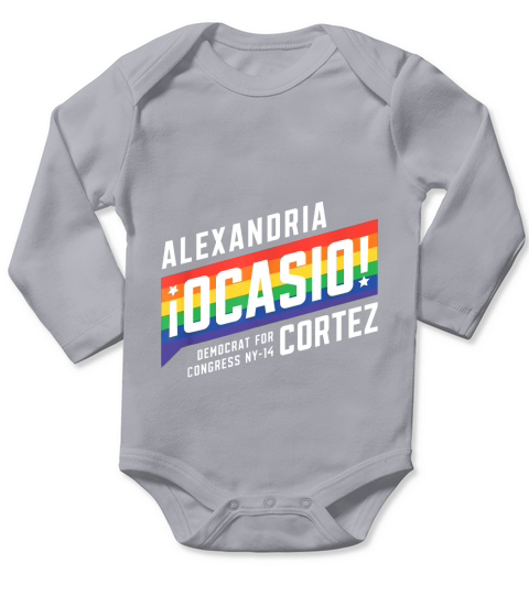 alexandria iocasio cortez Long Sleeve Baby One-Piece