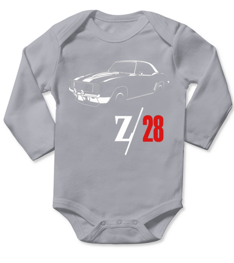 1969 Camaro Z28 Vintage T-Shirts Long Sleeve Baby One-Piece