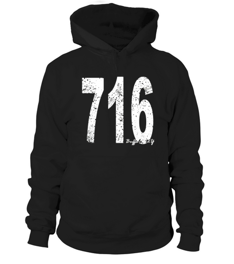 Vintage 716 Hoodie Unisex