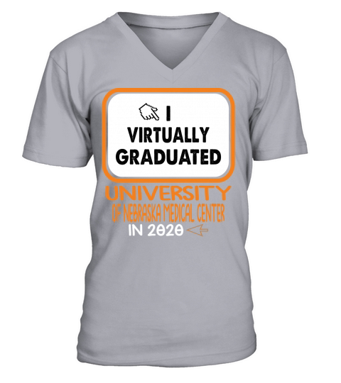 I Virtually Graduated University Of Nebraska Medical Center In 2020 - Coffee Mug (colored) V-Neck T-shirt