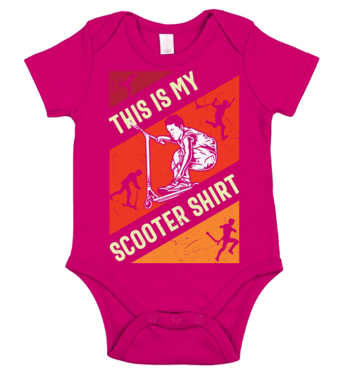 This is my scooter shirt Short Sleeve Baby One-Piece