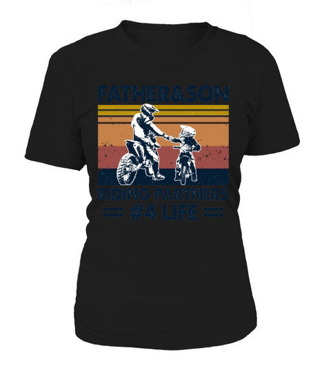 Motocross Father and Son Riding Partners 4 Life Women's T-Shirt
