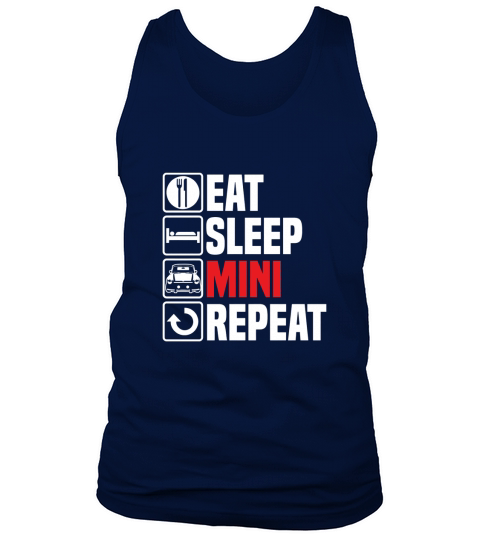 Eat Sleep Mini Repeat Tank Top Unisex