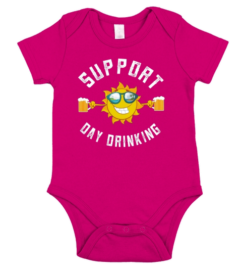 DAY DRINKING Short Sleeve Baby One-Piece