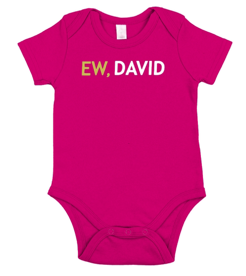 ew david Short Sleeve Baby One-Piece