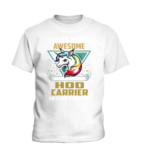 HOD CARRIER Job Unicorn Kids T-Shirt