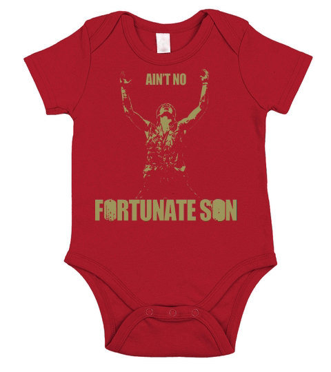 Creedence Clearwater Aint No Fortunate Son Short Sleeve Baby One-Piece