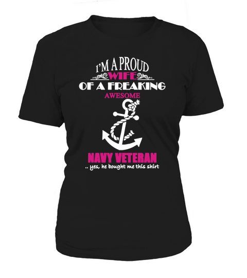 Navy Veteran Wife Shirt T-Shirt Women's T-Shirt