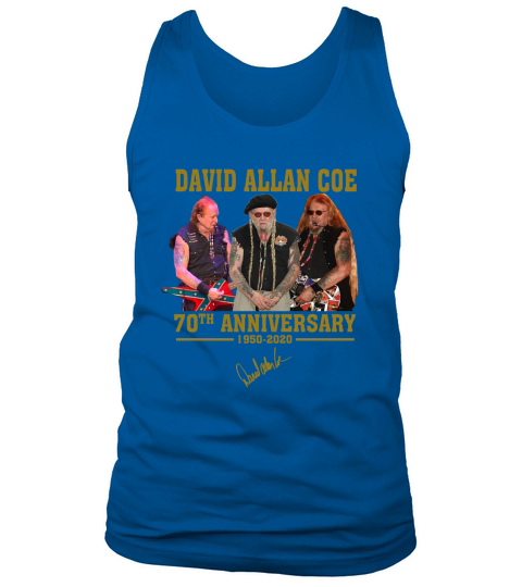 DAVID ALLAN COE 70TH ANNIVERSARY Tank Top Unisex