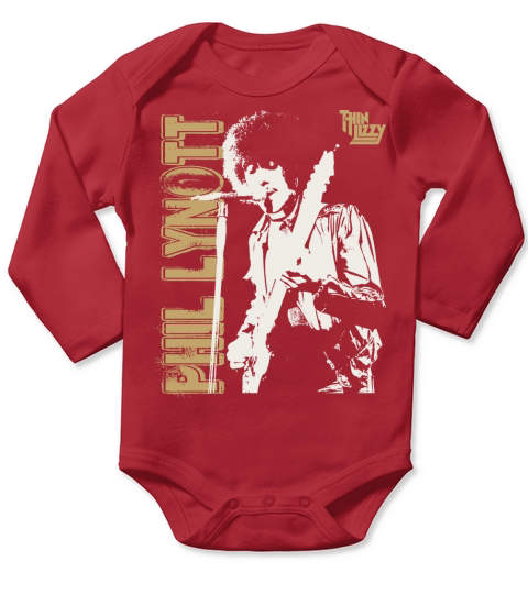 Phil Lynott Long Sleeve Baby One-Piece