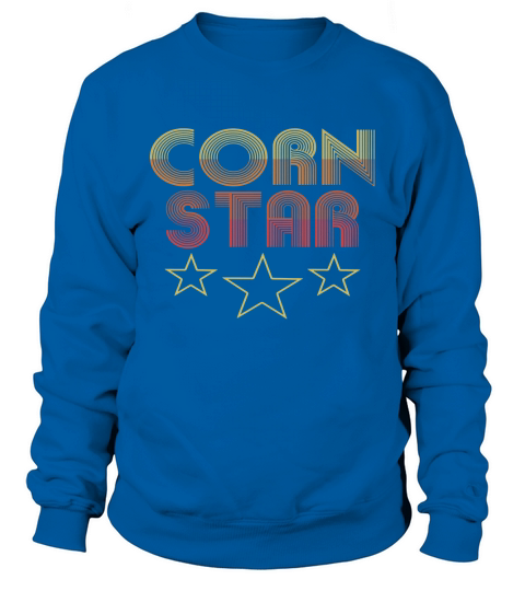 Corn Star - Retro Cornhole Team Funny Sweatshirt Unisex