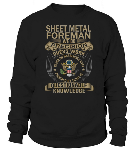 SHEET METAL FOREMAN Wedo Sweatshirt Unisex
