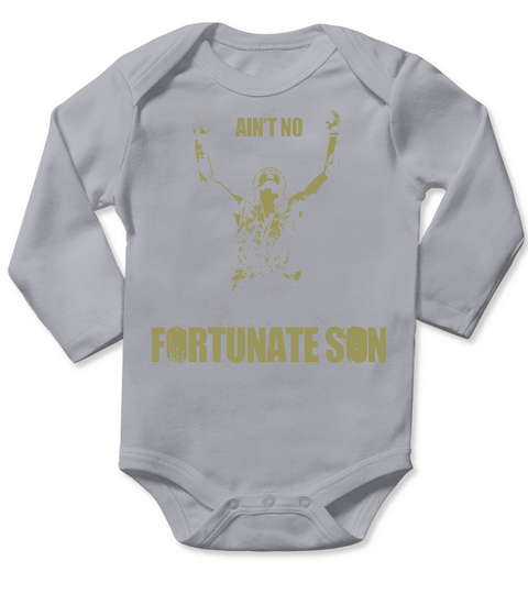 Creedence Clearwater Aint No Fortunate Son Long Sleeve Baby One-Piece