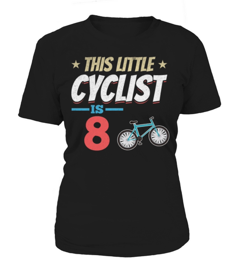 Cycling Boys This Little Cyclist Is 8 Years Old Women's T-Shirt