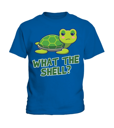 What The Shell Funny Turtle Lovers Kids T-Shirt