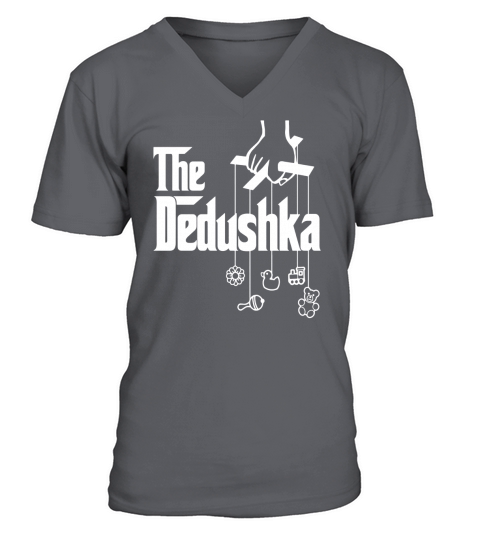 Mens The Dedushka Russian Grandfather T-Shirt V-Neck T-shirt