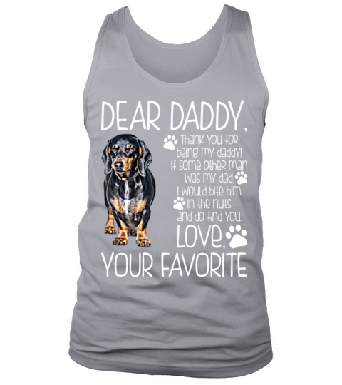 Love Your Favorite Dachshund Dog Tshirt Tank Top Unisex