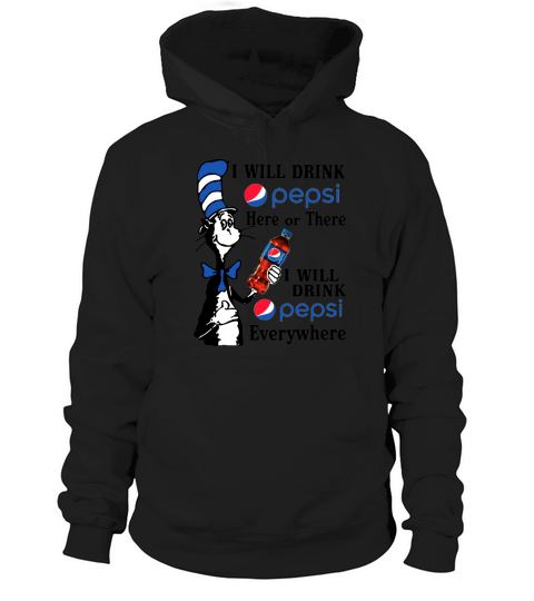 Pepsi Here or There EveryWhere Hoodie Unisex
