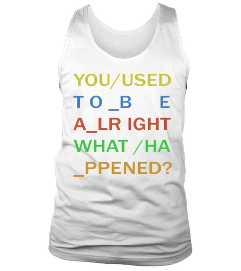 radiohead in rainbows tour shirt Tank Top Unisex