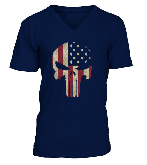 PUNISHER TSHIRT USA V-Neck T-shirt