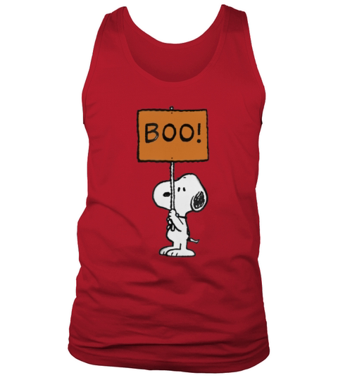 Erdnüsse Halloween Snoopy Boo Tank Top Unisex