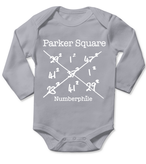 Parker Square - Numberphile Long Sleeve Baby One-Piece