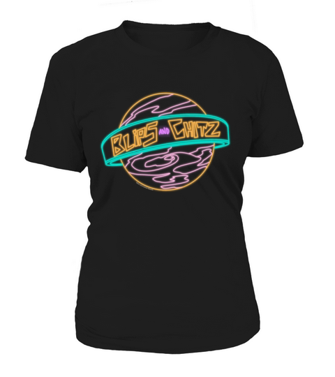 RICK &amp;amp; MORTY BLIPS AND CHITZ NEON LOGO Women's T-Shirt