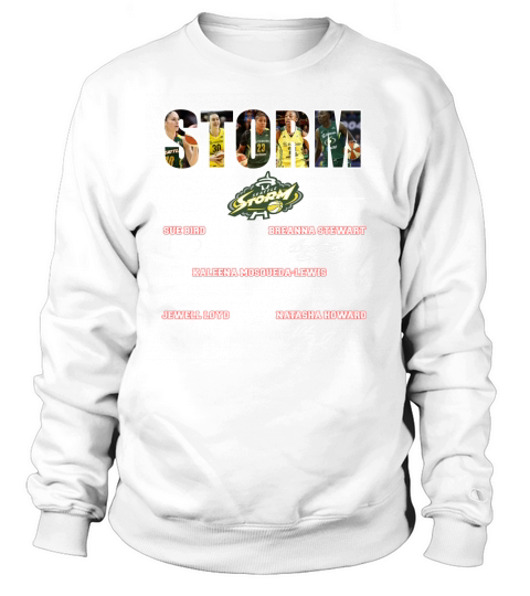 Seattle Storm team players signatures shirt Sweatshirt Unisex