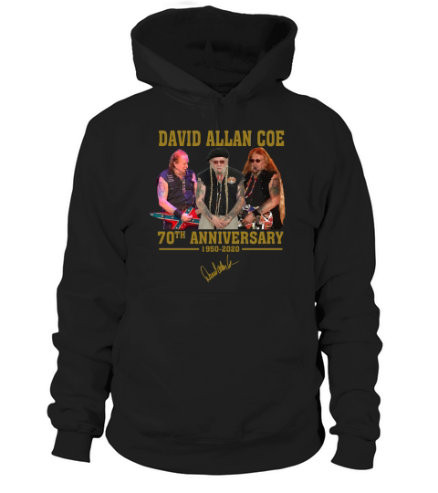 DAVID ALLAN COE 70TH ANNIVERSARY Hoodie Unisex