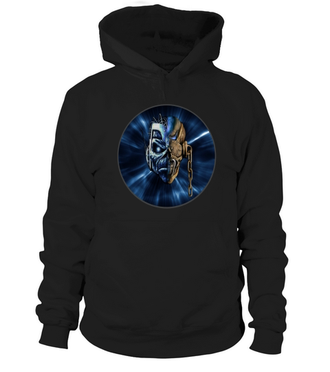 heavy metal two face Hoodie Unisex