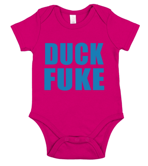 DUCK FUKE - Mens Premium T-Shirt Short Sleeve Baby One-Piece