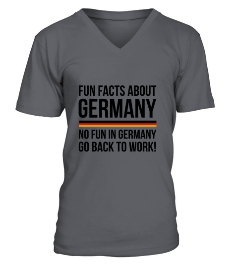 Germany Fun Facts V-Neck T-shirt