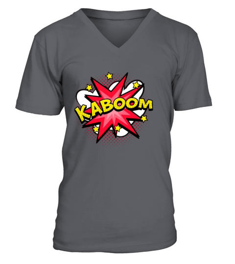 kaboom V-Neck T-shirt