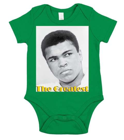 Muhammed Ali Short Sleeve Baby One-Piece