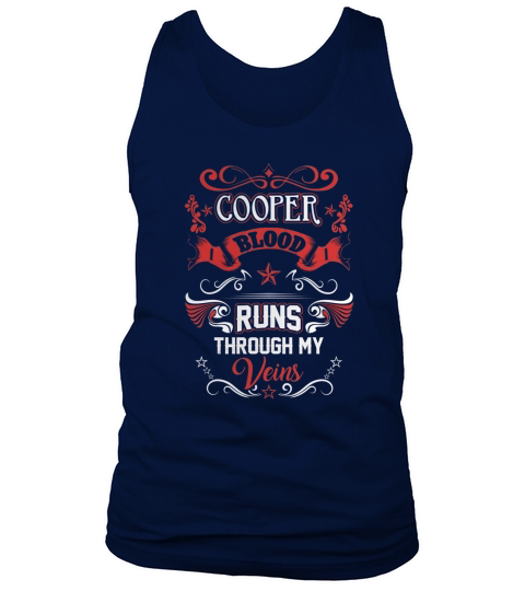 COOPER BLOOD RUNS THROUGH MY VEINS Tank Top Unisex