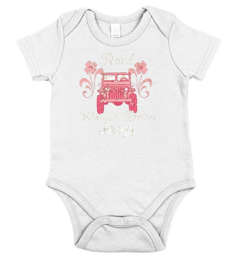 Real Women Drive Jeep Short Sleeve Baby One-Piece
