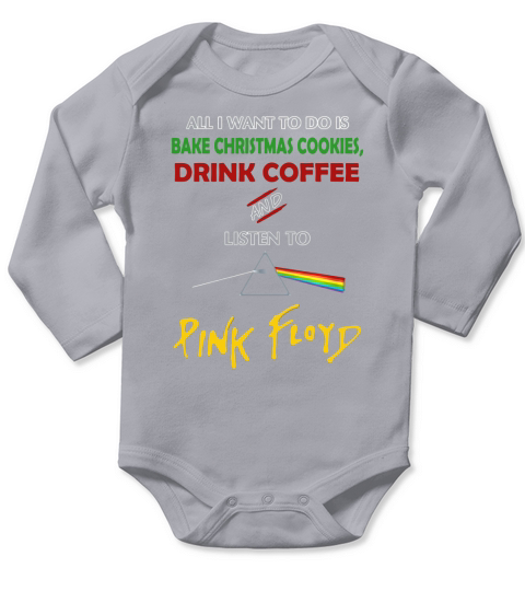 Pink Floyd and Christmas Long Sleeve Baby One-Piece