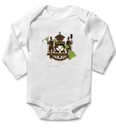 Maui Republic Kanaka Maoli Series - Mens Premium T-Shirt Long Sleeve Baby One-Piece