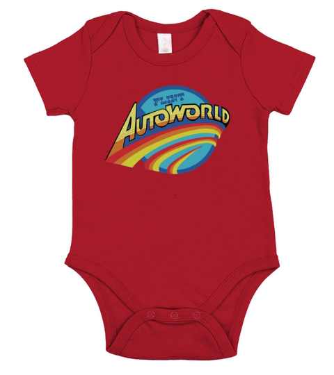 Classic Vintage Flint Autoworld T-Shirts Short Sleeve Baby One-Piece